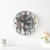 Mechanischer Vorteil Große Wanduhr (Zuhause)
