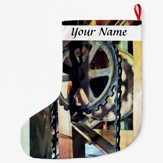 Mechanischer Vorteil Großer Weihnachtsstrumpf (Rückseite)