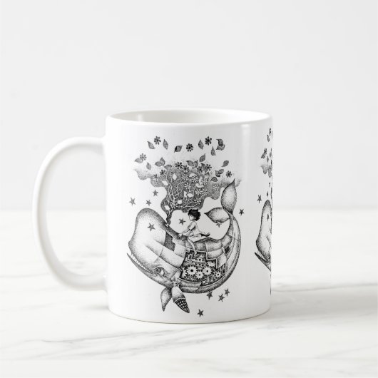 Mechanischer Wal Kaffeetasse (Links)