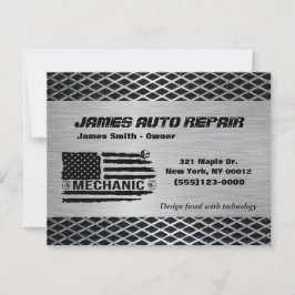 Mechanisches amerikanisches Auto Reparatur-Geschäf Einladung