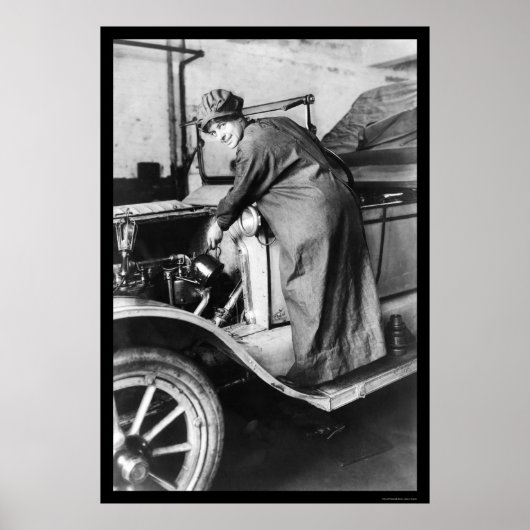 Mechanisches Auto für Frauen 1925 Poster (Vorne)
