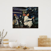 Mechanisches Auto für Vintage Car Repair Poster (Küche)