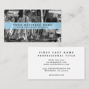 Mechanisches Auto Motorrad Handyman Visitenkarte