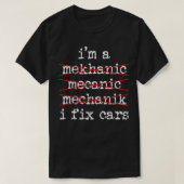 Mechanisches Auto T-Shirt (Design vorne)