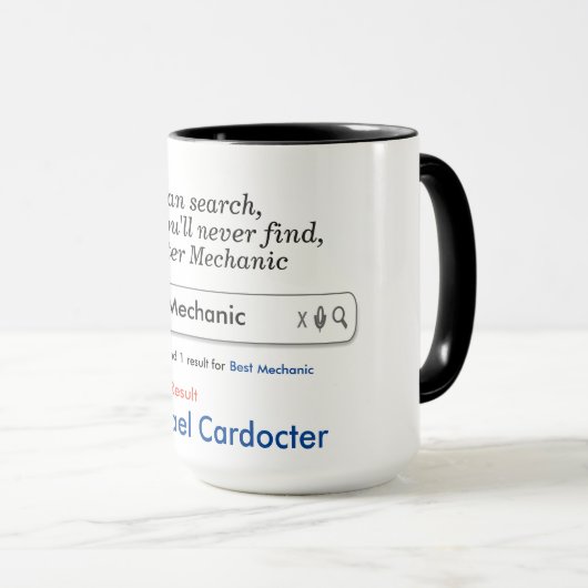 Mechanisches benutzerdefiniertes Mug Tasse (VorderseiteRechts)