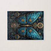 Mechanisches Blaues Schmetterlingspuzzle Puzzle (Horizontal)
