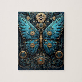 Mechanisches Blaues Schmetterlingspuzzle Puzzle
