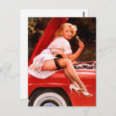 Mechanisches Button nach oben Postkarte (Vorne/Hinten)