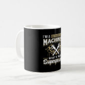 Mechanisches CNC-Maschinengeschenk Kaffeetasse (Vorderseite Links)