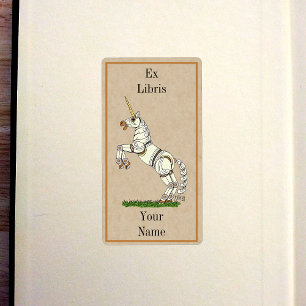 Mechanisches Einhorn-Buchzeichen