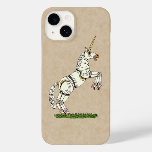 Mechanisches Einhorn Case-Mate iPhone Hülle (Rückseite)