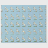 Mechanisches Einhorn Geschenkpapier (Flach)