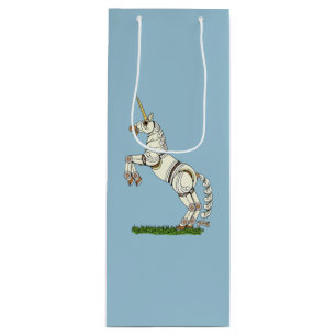 Mechanisches Einhorn Geschenktüte Für Weinflaschen