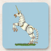 Mechanisches Einhorn Getränkeuntersetzer (Vorderseite)