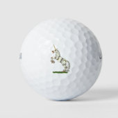 Mechanisches Einhorn Golfball (Vorderseite)