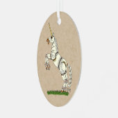 Mechanisches Einhorn Ornament Aus Metall (Vorderseite links)