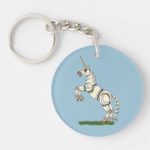 Mechanisches Einhorn Schlüsselanhänger
