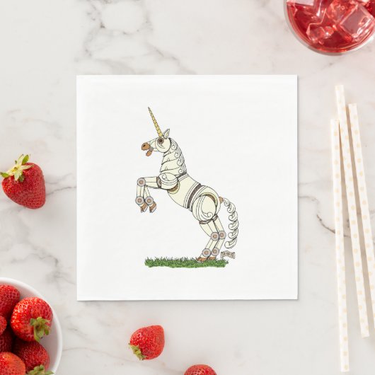 Mechanisches Einhorn Serviette (Beispiel)