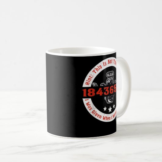 Mechanisches Fahrzeug 18436572 V8 Mechanisches Mot Kaffeetasse (VorderseiteRechts)