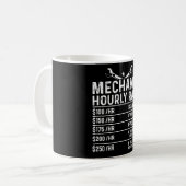 Mechanisches Funny Mechanical Workshop Geschenk Id Kaffeetasse (Vorderseite Links)