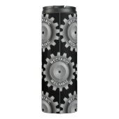 Mechanisches Getriebe Thermosbecher (Rückseite)