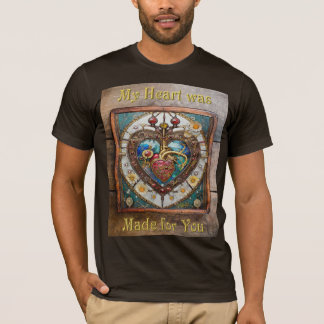 Mechanisches Herz Anatomische Steampunk-Serie T-Shirt