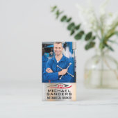 Mechanisches Holwerkzeug | Kfz-Reparatur Visitenkarte (Stehend Vorderseite)