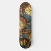 Mechanisches Karomuster Skateboard (Vorderseite)