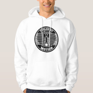 Mechanisches kinetisches Kolben-Rundzeichen Hoodie