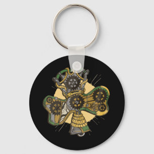 Mechanisches Kreuz - Steampunkstil Schlüsselanhänger