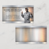 Mechanisches Lächeln | Auto Techniker Visitenkarte (Vorne/Hinten)