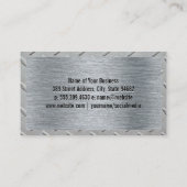 Mechanisches Logo | Schraubenschlüssel Visitenkarte (Rückseite)