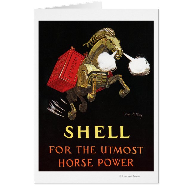 Mechanisches Pferd mit Shell Oil (Vorne)