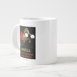 Mechanisches Pferd mit Shell Oil Jumbo-Tasse