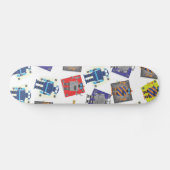 Mechanisches Robotermuster Skateboard (Horizontal)