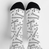 Mechanisches Schraubenmuster Socken (Oben)