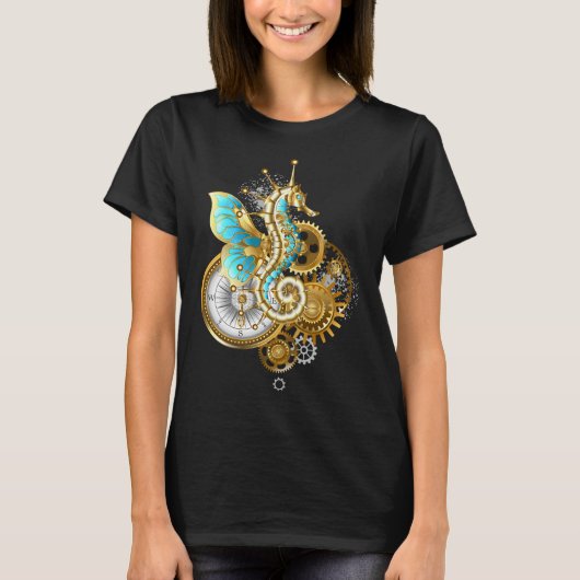 Mechanisches Seepferd T-Shirt (Vorderseite)