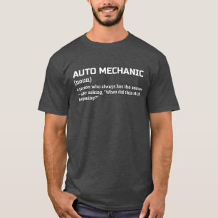 Mechanisches Shirt mit unglaublich witzig Auto