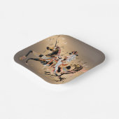 Mechanisches Steamphanspappe Pappteller (Gewinkelt)