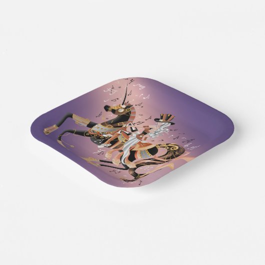 Mechanisches Steamphanspappe Pappteller (Gewinkelt)