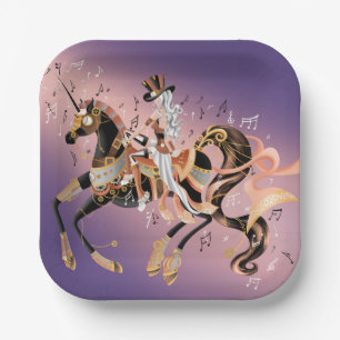 Mechanisches Steamphanspappe Pappteller