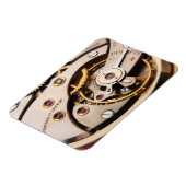 Mechanisches Taschenuhr-Innenbewegungs-Makro Magnet (Linke Seite)