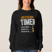Mechanisches Timer Auto Mechanisches Bier Sweatshirt (Vorderseite)