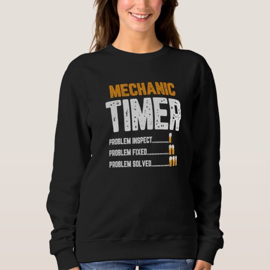 Mechanisches Timer Auto Mechanisches Bier Sweatshirt (Vorderseite)