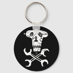 mechanisches Werkstattlogo Schlüsselanhänger