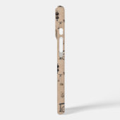 Mechanisches wissenschaftliches Muster für antikes Case-Mate iPhone Hülle (Rückseite / Links)