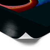 'Mechanismus der Natur' Glossy Poster (Ecke)