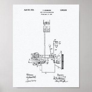 Mechanismus zur Gangverschiebung 1932 - Weißbuch Poster