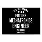 Mechatronics engineer gift tischnummer (Vorderseite)