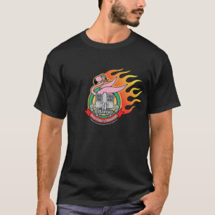 MechCorps loderndes Flamingo-T-Shirt V2 T-Shirt
